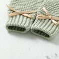 thumbnail image 3 of Baby Shoes + Gloves Set Knit Newborn Girls Boys Boots Mitten Fashion Butterfly-knot Toddler Infant Slip-On Bed Shoes Hand Made, 3 of 6