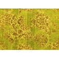 thumbnail image 1 of Ahgly Company Machine Washable Indoor Rectangle Abstract Yellow Modern Area Rugs, 6' x 9', 1 of 4