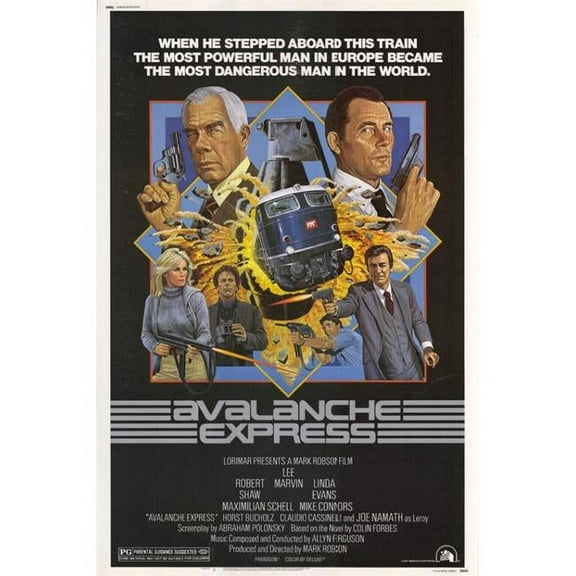 Avalanche Express Movie Poster - 27 x 40 in.