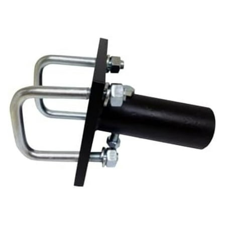 Bolt On Bale Spear Mounting Bracket - 42 mm, black