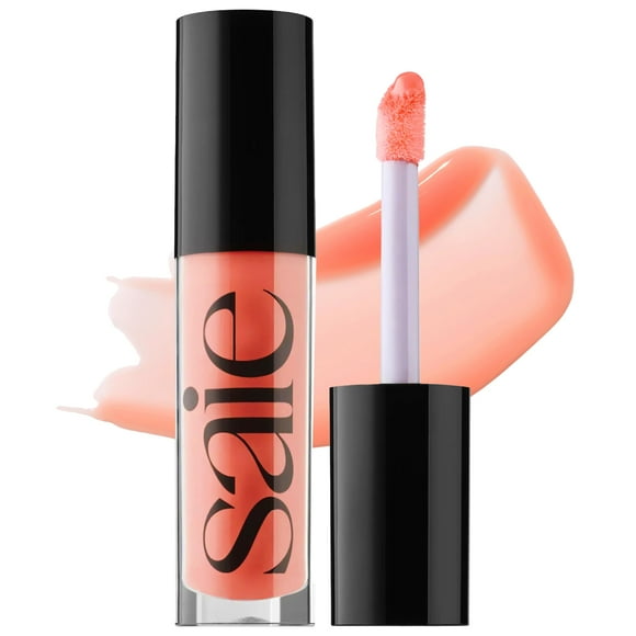 Brillo de labios y aceite labial teñido Hybrid Saie Glossybounce Splash