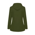 thumbnail image 3 of Cortavientos de secado rápido para amantes de la ropa, impermeable, a prueba de viento y con capucha para hombre y mujer. Verde M, 3 of 4