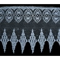 thumbnail image 2 of Lily 16" White Pink Blue Venice Lace Dangling Diamond Scalloped Edge by Yard, 2 of 3