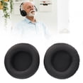 thumbnail image 3 of Almohadillas redondas almohadillas para auriculares de tela de piel sintética que mejoran el aislamiento del ruido de graves respetuosas con la piel para auriculares de 95 mm, 3 of 8