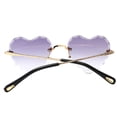 thumbnail image 3 of Gafas de sol para mujer Sunnimix Sin Montura Corazón UV400 Gris, 3 of 6