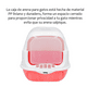 thumbnail image 2 of Arenero Cerrado Para Gato Con Pala Puerta Belug, Rosa Blanco, 2 of 5