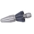 thumbnail image 3 of Boquilla turbo para hidrolavadora, punta de 5000 PSI, compacta, de acero inoxidable, para repuesto, cabezal grande trasero, 3 orificios, 3/8 pulg. NPT, 3 of 14