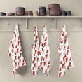 thumbnail image 5 of GZHJMY Red Mushroom Kitchen Dish Towels 1 Piece,Absorbent Soft Dishcloths Towels Reusable Hand Towels Quick Drying Cleaning Cloth, Tea Towels,18" x 28", 5 of 7
