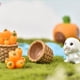 thumbnail image 1 of Decoración de conejito de Pascua, 7 piezas/juego de resina de conejito de Pascua, decoración de conejito de Pascua, decoración de Pascua construida para profesionales, 1 of 5