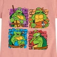 thumbnail image 3 of Teenage Mutant Ninja Turtles  - Bricks  - Toddler & Youth Girls Short Sleeve Graphic T-Shirt, 3 of 5