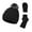 Black, variant on Knit Hat Scarf Glove 3-Piece Sets,Winter Plush Pom Pom Thermal Knit Sets,Wind Resistant Warm Head Neck Hand Outfit,Thick Wool Knitted Cold Block Outdoor Sports Matching Suit,Green