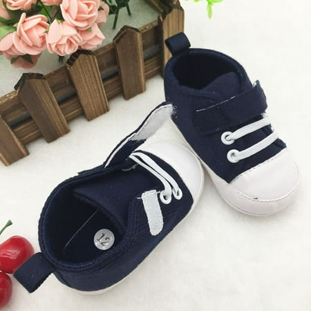 Newborn baby infant child baby shoes soft bottom crib shoes non-slip canvas sneakers first walker