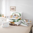 thumbnail image 6 of Feelyou Cute Meerkat Lover Bedding Comforter Set 7 Pieces for Child, Kawaii Hippo Elephant Full Bedding Set, Jungle Animal Party Reversible Fitted Sheet Flat Sheet, Breathable Home Decor, 6 of 8