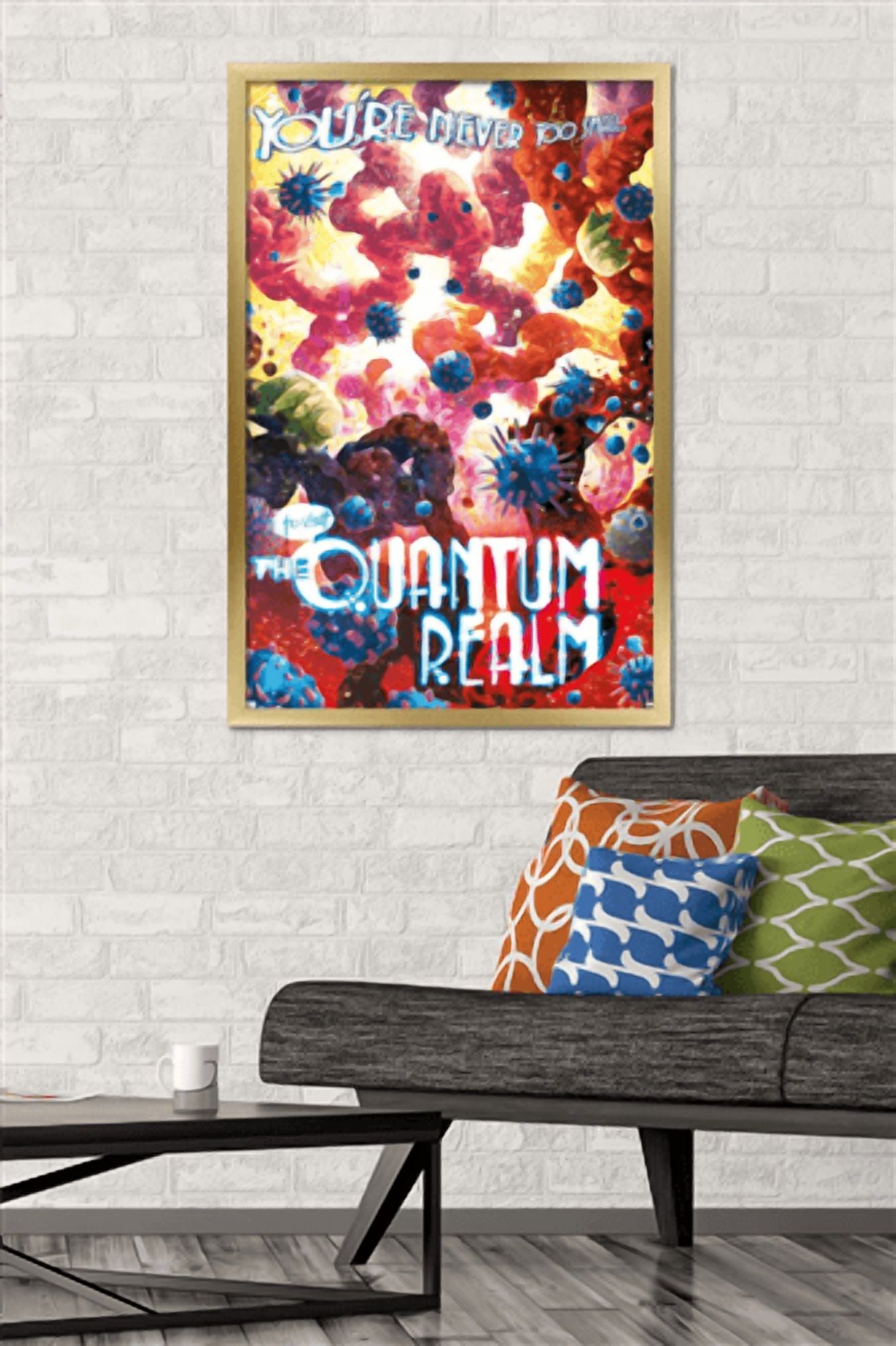 Marvel: Hero Lands - Quantum Realm Wall Poster, 22.375" x 34" Framed