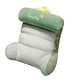 thumbnail image 2 of Almohada de respaldo, cojín de soporte de cintura con brazos y bolsillos, almohada de lectura para Verde, 2 of 9