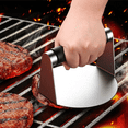 thumbnail image 2 of Prensa De Hamburguesas 14cm Antiadherente Multifuncional Xtellar Color Plateado, 2 of 3