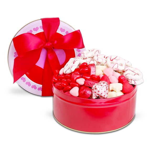 Alder Creek Gift Baskets You're the Sweetest Valentine Candy Gift Tin (4 Items)