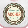 thumbnail image 4 of Inktastic Archer Premium Vintage Boys or Girls Baby Bib, 4 of 4