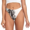 thumbnail image 1 of Balery Cowboy Ride A Horse Tangas de Algodón para Mujer con Estampado – Ropa Interior Sexy, Transpirable, G-string-XX-Large, 1 of 6