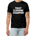 thumbnail image 5 of Funny Gag Gift Shirt – Toilet Champion Tee – Humor Graphic T-Shirt, 5 of 6