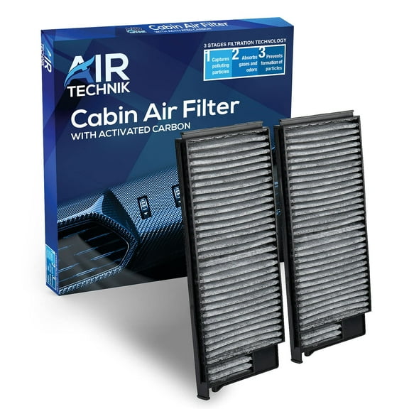 AirTechnik CF11923 Cabin Air Filter w/Activated Carbon  Fits Lexus LX470 1998-2007, Land Cruiser 2006-2007 - 88565-60010