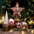 thumbnail image 3 of HTSQYL Christmas Tree Topper Star Warm White Light Christmas Tree Decor for Christmas Holiday Home Fit for General Size Xmas Tree, 8 Inch, 3 of 7