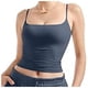 thumbnail image 3 of Camiseta sin mangas sexy de cuello cuadrado y tirantes ajustables para mujer - XS-XL, 3 of 5