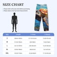 thumbnail image 2 of Salouo Colorful Underwater Sea Turtle Print Pajama Pants for Men, Lounge Pants Elastic Waistband Casual Men's sleepwear Loungewear Sleep Pajama Pant -Small, 2 of 7