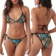 thumbnail image 3 of Fotbe Whimsical Cats Night Cafe Traje de Baño para Mujer de Dos Piezas – Bikini Sexy de Tirantes Tipo Halter con Diseño Triangular, 3 of 6