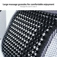 thumbnail image 5 of Car Lumbar Support Cushion, Ice Silk Material, Home Office Multi-Use, Massage Beads For Waist Relief, Breathable Comfortable, High-Stretch Steel Wire Frame, Anti-Slip Design, 5 of 8