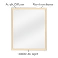 thumbnail image 2 of Dyconn Faucet Solar Horizontal/Vertical Wall Mounted Backlit LED Bathroom Vanity Mirror (30" W X 36" H), 2 of 7