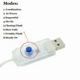 thumbnail image 4 of 20/50/100/200 LED Lighting String USB Plug-in Fairy Lights with RF Remote Control Christmas Party Wedding Garden Home Decoration, 4 of 6