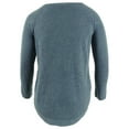 thumbnail image 2 of I.N.C Womens Side Zip Pullover Sweater, Blue, Large, 2 of 2