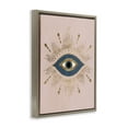 thumbnail image 3 of Stupell Industries Evil Eye Glam Boho Pattern Religious Painting Brown Floater Framed Canvas Art Print Wall Art, 25 x 31, 3 of 9