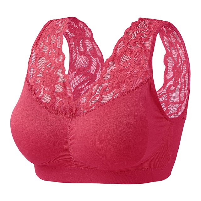 Womens Plus Size Lace Vest-Style Tube Top Back Wrap And Chest Underwear