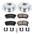 thumbnail image 3 of PowerStop Rear Z23 Evolution Sport Carbon-Fiber Ceramic Brake Pad and Drilled & Slotted Rotor Kit Fits: HYUNDAI KIA Select Models K6093, 3 of 10