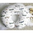 thumbnail image 5 of Sweet Jojo Designs Airplane Green and Blue Boy Nursing Pillow Cover Case (Pillow Not Included), 5 of 6