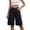 Black, variant on Women's Wide Leg Denim Bermuda Shorts – Comfortable Straight Fit Jeans in Sizes S-XXXL, Versatile Summer Casual Bottoms for Vacation Daily Wear