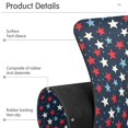 thumbnail image 4 of Yayeee Faucet Mat for Kitchen Sink 14.7" Diatomite Long Splash Guard Pad, Red White Stars, 4 of 7