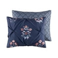 thumbnail image 5 of Gracie Mills Josephine Jacquard Comforter Set Full Queen Navy Floral GRACE-15873, 5 of 5