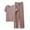 Khaki, variant on Uaswgudfs Pajamas Women's Cotton Short Sleeve Sleepwear Pullover Pj Sets Soft Loungewear Casual Pajama Set for Women 2025