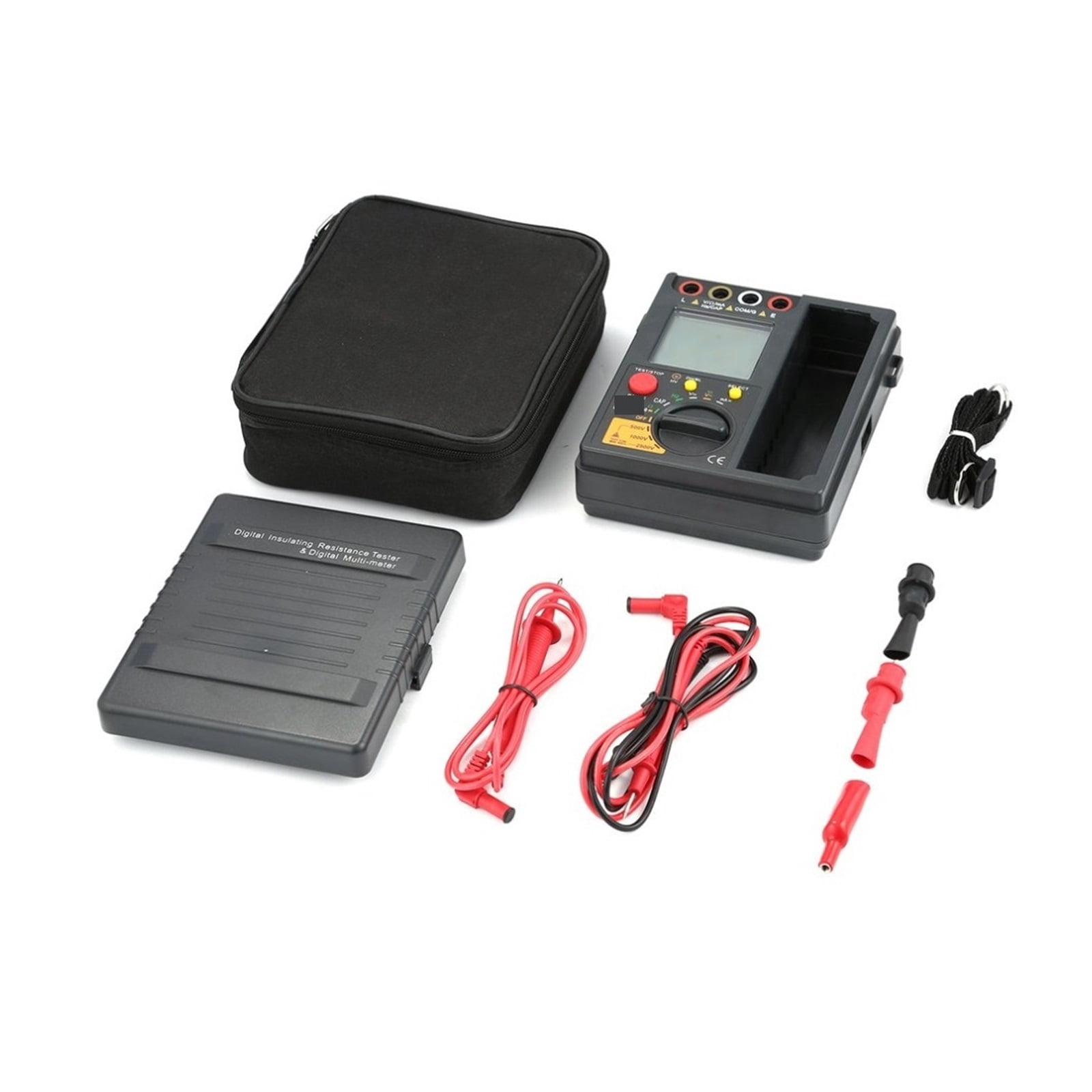 2 In 1 Digital Multimeter + Insulation Resistance Meter Test Backlight Megohmmeter Voltmeter Ohm Tester