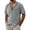 Gray, variant on Uwinwear Men's Casual Button Down Shirts Short Sleeve Textured Summer Beach Shirt Outdoor Lightweight Tops with Pocket,Yellow,L