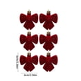 thumbnail image 3 of Tunhigl Christmas Ornament Balls, Red Hanging Tree Holiday Decor, 3 of 7