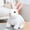 White Stand, variant on Jia Store Plush Bunny Toy for Boys and Girls - 7.8 Inch Soft Stuffed Rabbit, Cute Easter Gift Idea