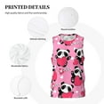 thumbnail image 3 of Rocae Panda Heart Valentine Pink for Men's Basketball Jersey Lightweight and Breathable Athletic Tank Top,Quick-Drying Sports Jersey X-Large, 3 of 9