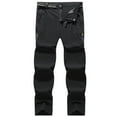 thumbnail image 3 of Hiking Pants For Mens Lightweight Quick Dry Outdoor Fishing Travel Trousers Zipper With Belt Long Pants, 3 of 4