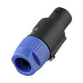 thumbnail image 2 of Adapter Connector 4 Pin 69X30X26Mm Abs Shell Accessories Blue/Red Male Audio Speakon Ohm Plug Replace Practical, 2 of 8