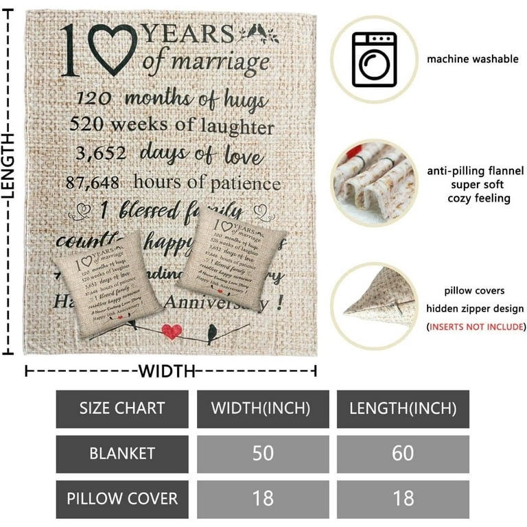  10 Years Anniversary Valentine's Day Gifts for