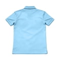 thumbnail image 4 of Mens Polo Shirt Quick Dry Short Sleeve Golf Shirt Quarter Zip Pullover Sweatshirt Casual Basic Tees Lightweight Top (Light Blue,M), 4 of 4